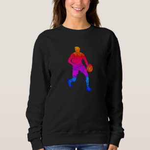Sudadera Baloncesto Papá Jugador Dunking Basketball Hoop Te