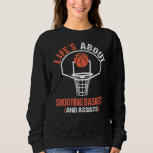 Sudadera Baloncesto para Chica "La vida acerca de los objet