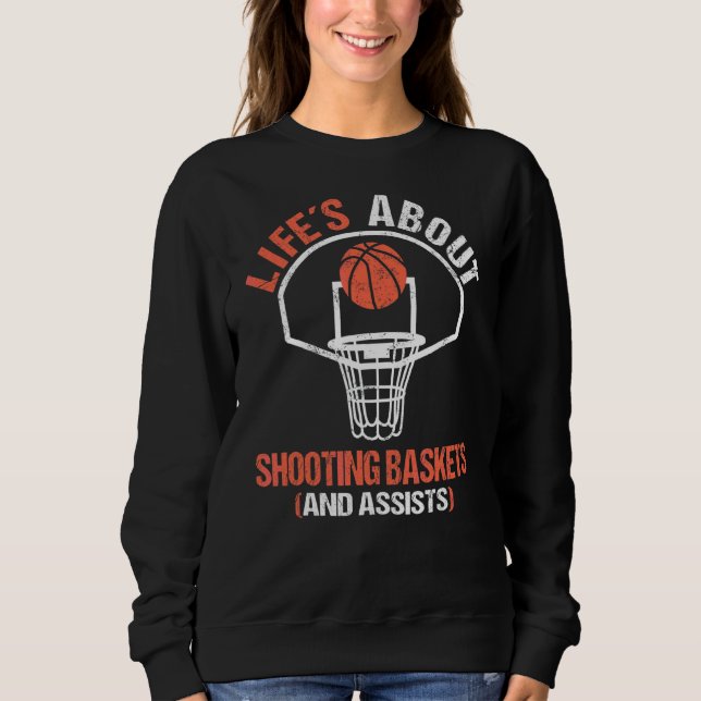 Sudadera Baloncesto para Chica "La vida acerca de los objet (Anverso)