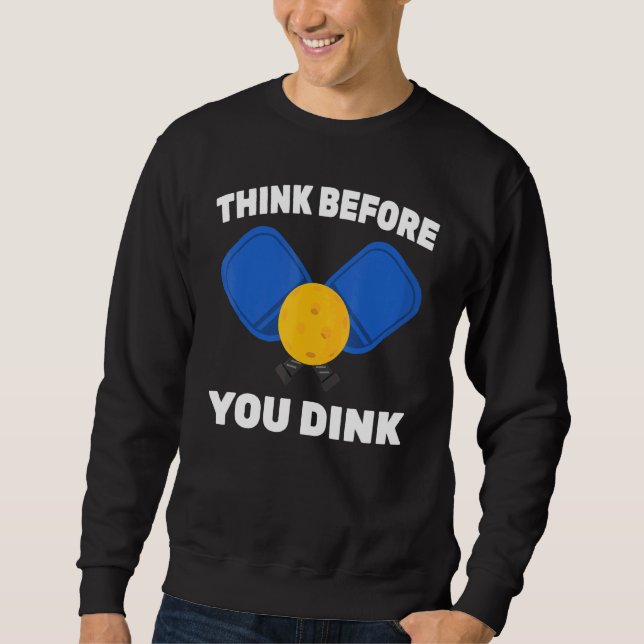Sudadera Baloncesto - Piense Antes De Hundir - Tenis - Badi (Anverso)
