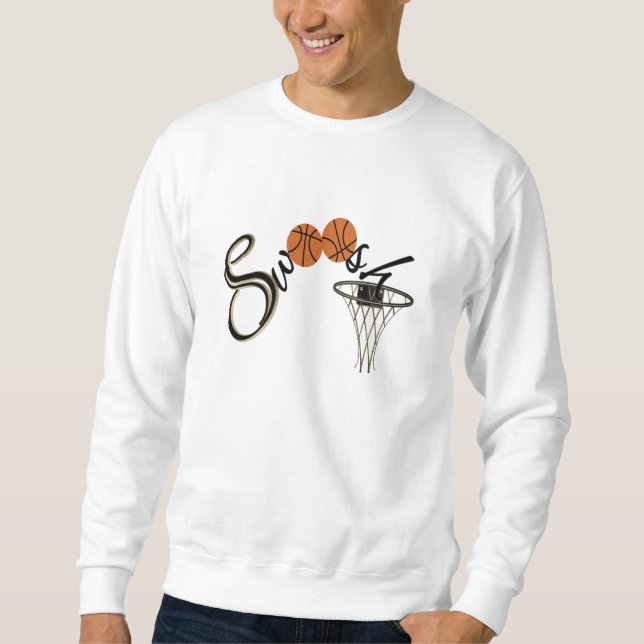 Sudadera Baloncesto Swoosh (Anverso)
