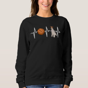 Sudadera Baloncesto Wire Fox Terrier Heartbeat Dog