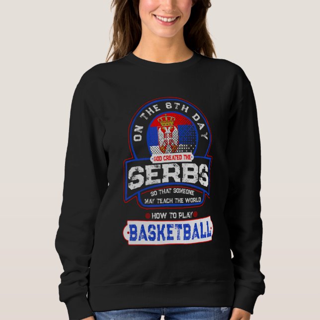 Sudadera Baloncesto Y Serbios Kosarka Srbija (Anverso)