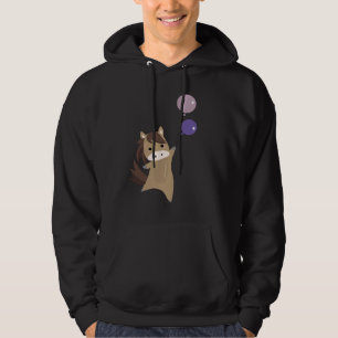 Sudadera Balones de equitación vuelan sobre la ponía animal