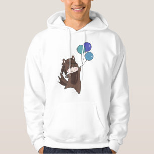 Sudadera Balones de equitación vuelan sobre la ponía animal