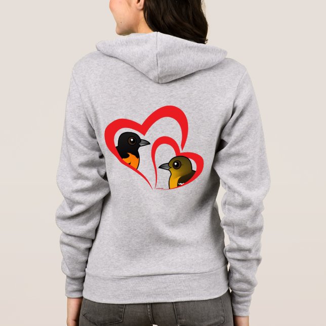 Sudadera Baltimore Oriole Love (Reverso)