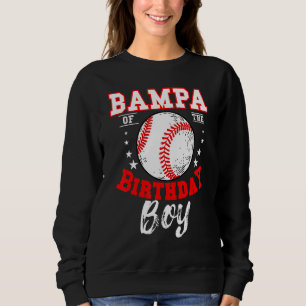 Sudadera Bampa Del Tema Del Béisbol Birthday Boy Bday Cele