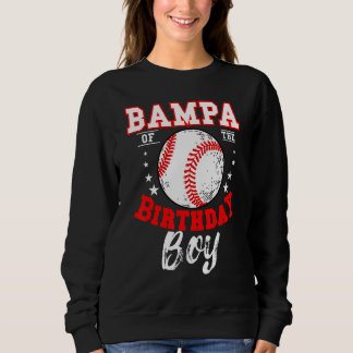 Sudadera Bampa Del Tema Del Béisbol Birthday Boy Bday Cele