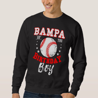 Sudadera Bampa Del Tema Del Béisbol Birthday Boy Bday Cele