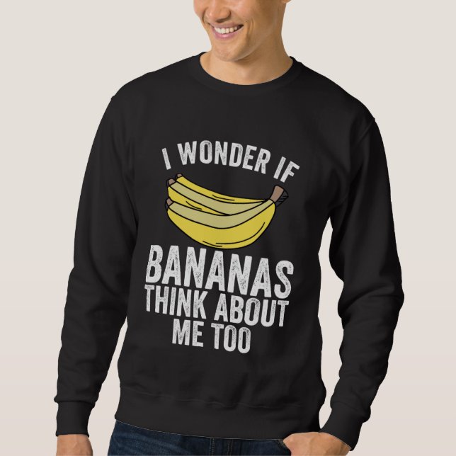 Sudadera Banana Apparel Fruit  for A Banana Themed Party (Anverso)
