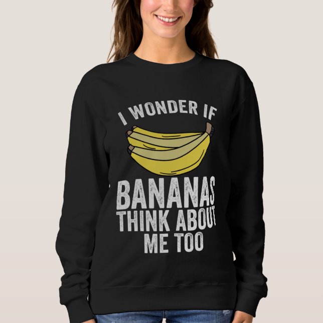Sudadera Banana Apparel Fruit  for A Banana Themed Party (Anverso)