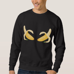 Sudadera Banana Bra Costume Funny Fruit Halloween Skeleton