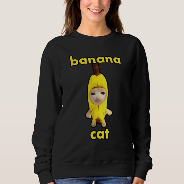 Sudadera banana cat (Anverso)