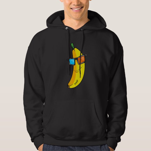 Sudadera Banana con gafas de sol Guay (Anverso)