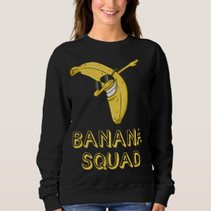 Sudadera Banana Dabbing Sungafas Sonriente Face Fruit Lover