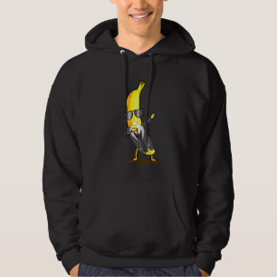 Sudadera Banana De Guay En Dab Con Frutas Bailando Y Vidrio