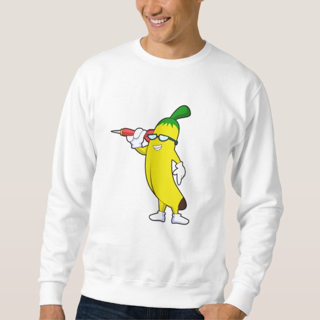 Sudadera Banana en Darts con Dart (Anverso)