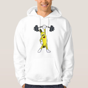 Sudadera Banana en entrenamiento de Fortaleza con Barbell