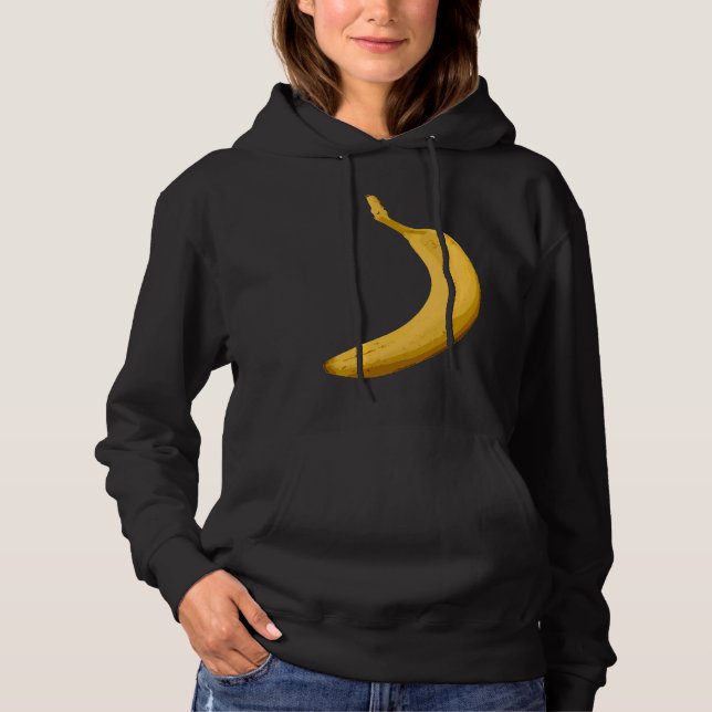 Sudadera Banana fruit food healthy bananas fruit vegan vege (Anverso)