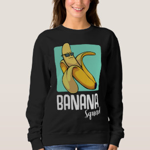 Sudadera Banana Funny Fruit Lover Tropical Yellow Friends