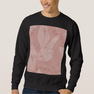 Sudadera Banana, hojas de palma: cobre brillante.