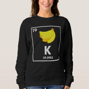 Sudadera Banana K Chiste de potasio Vegetarian Vegan