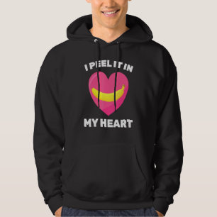 Sudadera Banana Lo Pedo En Mi Vega Vegetariana Corazón