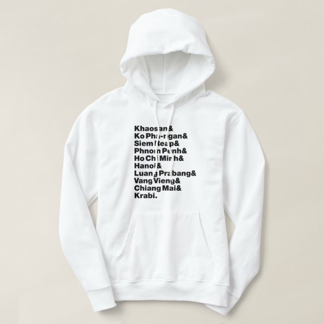 Sudadera Banana Pancake Trail / Circuito (Diseño del anverso)
