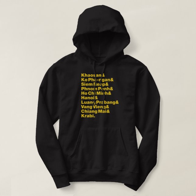 Sudadera Banana Pancake Trail / Circuito (Diseño del anverso)