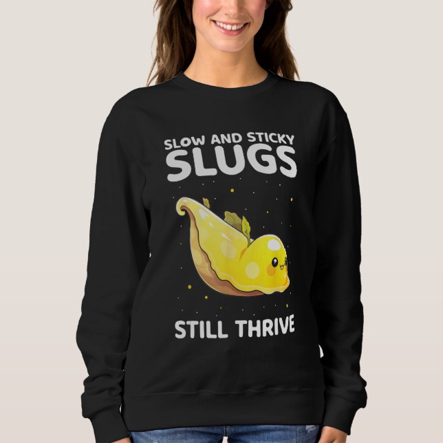 Sudadera Banana Slug Collecting Quote for Slug Science 12 (Anverso)