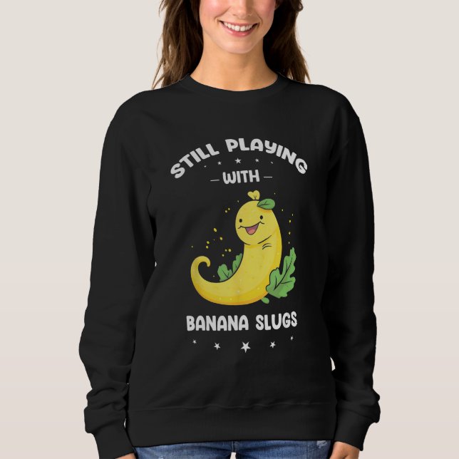 Sudadera Banana Slug Collecting Quote for Slug Science 16 (Anverso)