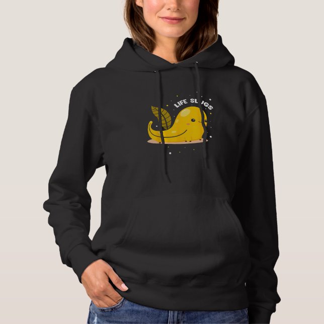 Sudadera Banana Slug Quote for Banana Snail and Snail Catch (Anverso)