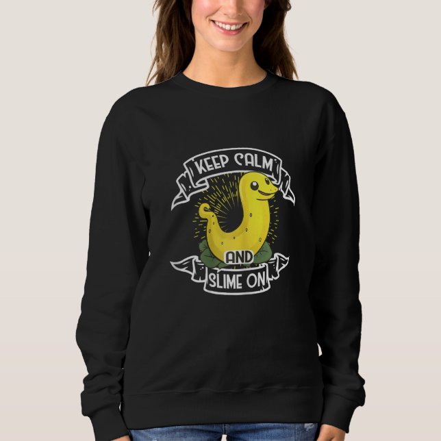 Sudadera Banana Snail Catcher Quote for Banana Slug (Anverso)