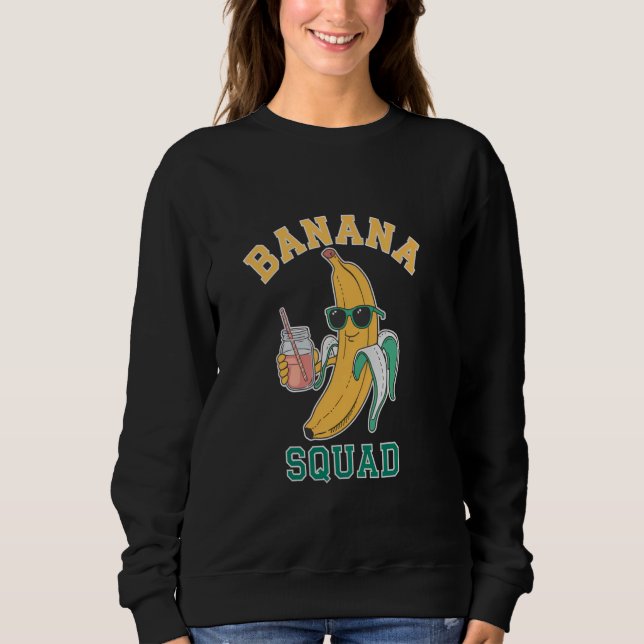 Sudadera Banana Squad Cute Fruit (Anverso)