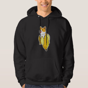 Sudadera Banana Welsh Corgi Cute Perro Shiba Inu Propietari