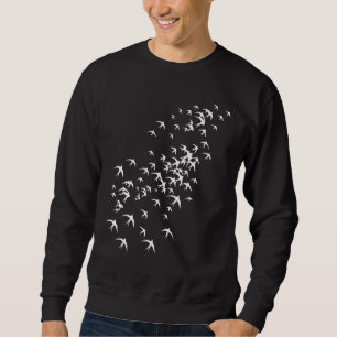 Sudadera Banda de aves voladoras - Enjambre de golondrinas