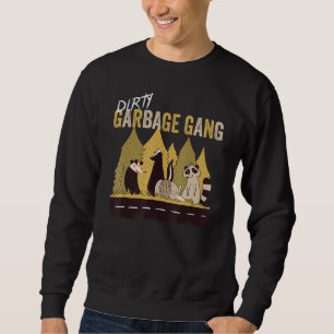 Sudadera Banda de basura sucia - Cita - Raccoon Skunk