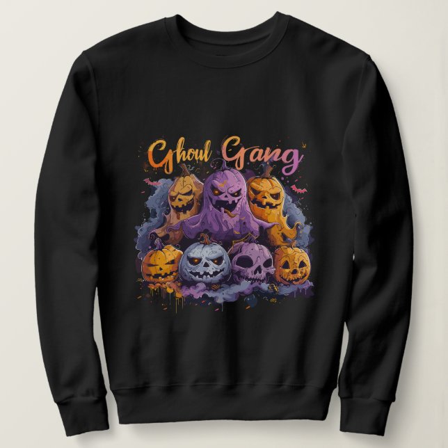Sudadera Banda de Ghoul | ExDiseñador | Halloween (Anverso del diseño)