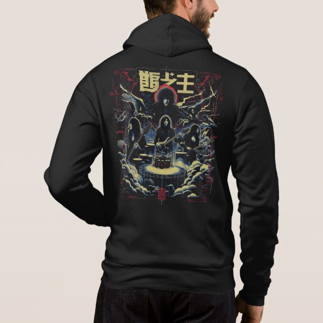 Sudadera Banda Jrock Vintage (Reverso)