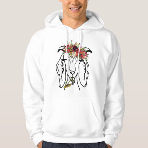 Sudadera Bandana de flores para cabras - Cabra de granja G