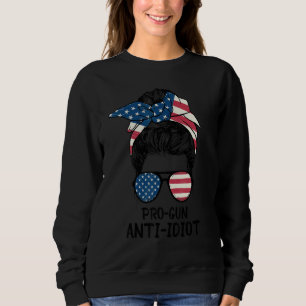 Sudadera Bandana Desordenada Con Bandera De EE. UU. Pro Arm