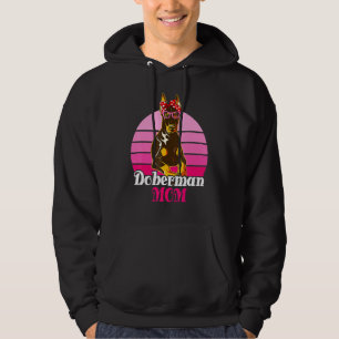 Sudadera Bandana Gafas de sol Doberman Perro del Día de la