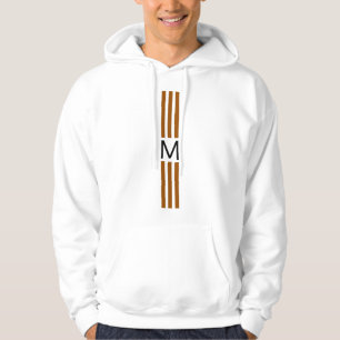 Sudadera Bandas marrones modernos monograma