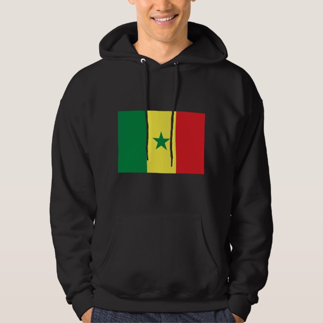 Sudadera Bandeira do Senegal (Anverso)