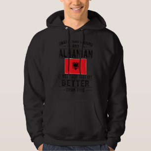 Sudadera Bandera albanesa de buen aspecto raíces albanesas 