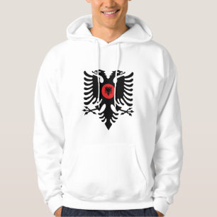 Sudadera Bandera albanesa Hoodie, patriotas albaneses/depor