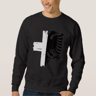 Sudadera Bandera albanesa Suiza Amistad albanesa