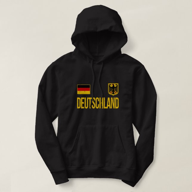 Sudadera Bandera alemana Deutschland Alemania Eagle Gift Pu (Diseño del anverso)