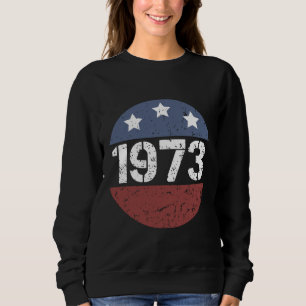 Sudadera Bandera Americana 1973 Proteger el huevo contra el