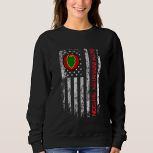 Sudadera Bandera Americana 24ª División de Infantería Milit